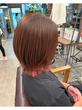 ルーナヘアー(LUNA hair) 軽めボブイヤリングカラー