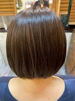 ヘアリゾート粋 トゥジュ 池袋東口店(tujuh)&nbsp;透明感ナチュラルブラウン/ショートボブ