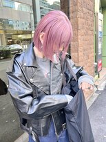 ソー(so.)&nbsp;ピンクカラー/切りっぱなしボブ/ミニボブ/横浜