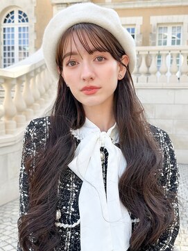 レア 表参道(L'ea) ピンクベージュ前髪イメチェンアンブレラカラークールショート