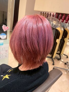 エヌアンドエーコンティ(N&A CONTi) 春先取り旬カラー ピンク系Wカラー ミディアム～ショート