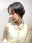 ショートボブ/アッシュグレージュ透明感春カラー20代30代p北浦和
