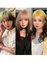 ノラ シンディ(NORA CYNDY) ブロックカラー デザインカラー セクションカラー レイヤー