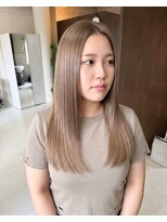 零秒女髪 千里丘店&nbsp;上品な艶髪ストレートロングスタイル髪質改善美髪髪質改善カラー