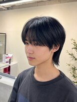 ユニ 江坂(Uni.)&nbsp;シースルーマッシュウルフ　韓国ウルフ　ラウンドマッシュ