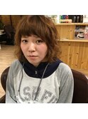 愛されパーマボブ
