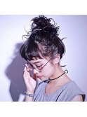 Belleの簡単メッシーバン（お団子ヘア）〔 Belle銀座〕