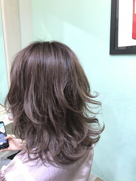 ラべリー 池袋(LOVELEY) お客様style87 ミディアムレイヤー ウルフ