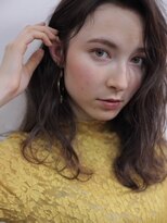 ナル(nalu.)&nbsp;トレンド感たっぷりの波巻きセミロング☆