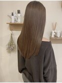 ツヤ感ナチュラルストレート