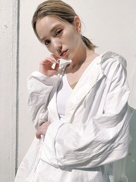 クリアー オブ ヘアー 藤が丘店(clear OF HAIR) 透明感ブランドカラーとアレンジ。