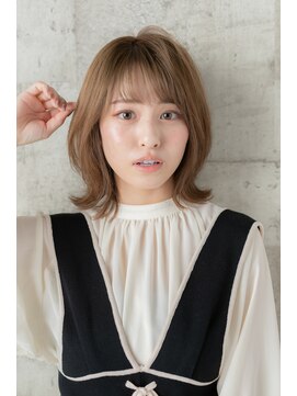 モッズヘア 足利(mod'hair) 【mod's hair 足利】ヘルシー☆外ハネ×ひし形大人ボブ