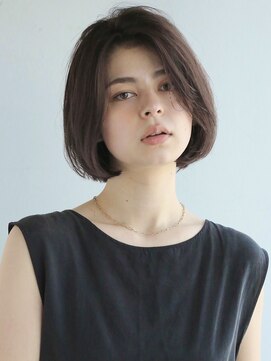 アンドレイ 表参道(andrey) 【ANDREY】ミニボブワンカールラベンダーベージュ