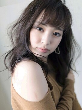 マックスビューティーギンザ(MAXBEAUTY GINZA)　 バングスナチュラルウェーブセミロング☆銀座/髪質改善