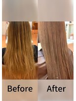 ヘアーメイクポリッシュ 西向日店 ハーブカラー×艶髪ストレート