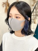 ノア(noa.)&nbsp;『デザインカラー』ネイビーイヤリングカラー