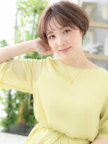 カバーヘアアンドスパ ブリス 浦和(COVER HAIR&SPA bliss)&nbsp;フレンチカジュアル小顔束感マッシュショートc5浦和20代30代40代
