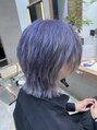 ケンジ 湘南台(KENJE)&nbsp;大人気★シルバーラベンダーカラー！2回のブリーチで作れます 