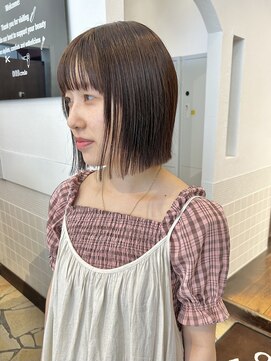 ココロクレド(COCOLO credo) ぷつボブ × マロンブラウン