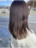 アッシュグレー ブルージュ ストレートヘア 20代30代40代