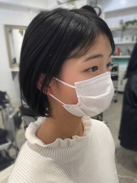 ウォーターリリー(Water Lily) 【黒髪ショート】大人かわいいショートボブ