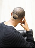 20代逆スキンフェード宇宙バーバー理容室シェービング