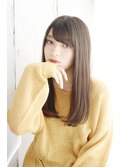 さらっとナチュラルストレート