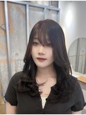 ダブルカラー/大人ボブ/黒髪スタイル/髪質改善/縮毛矯正