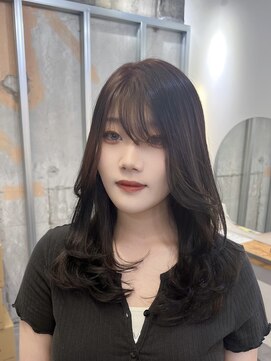 イオエ 梅田(ioe) ダブルカラー/大人ボブ/黒髪スタイル/髪質改善/縮毛矯正