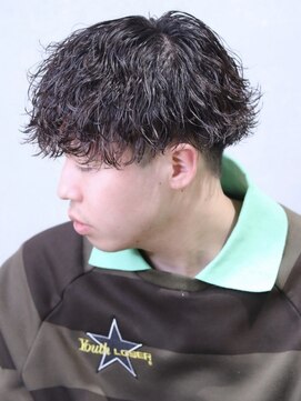 プルーブトウキョウ 渋谷(PROVE TOKYO) 刈り上げマッシュツーブロ波巻きスパイラルパーマ