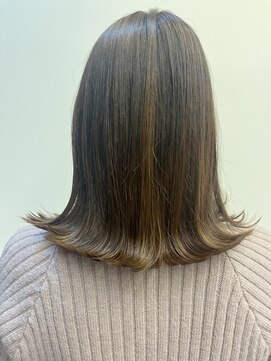 アチーブ ヘア デザイン(achieve hair design) ベージュカラーハイトーン透明感立体感20代30代美シルエット