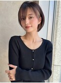 みねスタイル♪ 似合わせ ショート ボブ 30代 40代 小顔 新宿