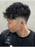 スペインカール×ローフェード