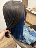 ハイライトバレイヤージュダブルカラーケアブリーチ30代40代
