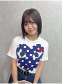 ボブ/グレージュ/20代