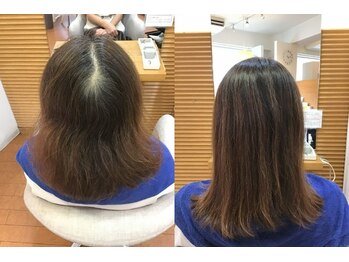 アルテサーノの写真/パッカリわかれる前髪やつむじでお悩みの方を解消！髪の広がりやパサつきを改善し、憧れの美髪へ。