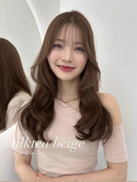 フォンズ(FONS) 上品韓国ヘアミルクティーベージュ