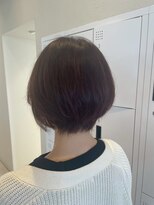 グランデュール 東静岡池田店(GRANDEUR)&nbsp;東静岡ショートボブくびれショートイルミナカラー顔周りレイヤー