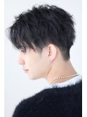 《L.E.M 仙台店》ショートセンターパート×シャドウパーマ/及川
