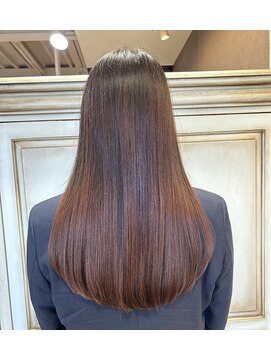 温熱トリートメントでシルク髪