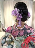 振袖ヘアセット