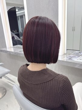 マウル ナゴヤ 名駅(MAEUL NAGOYA) あご下1センチ暖色ボブ