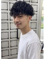 ルルクス ヘアーサロン(LuLux) 垢抜け波巻きパーマ×刈り上げマッシュ