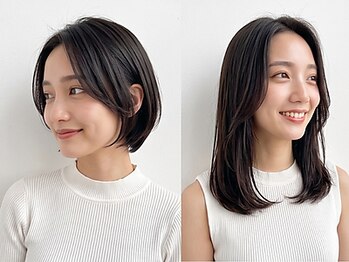ノーブル 白金台店(Noble by PROGRESS)の写真/スタイルの決め手は顔周り！[白金台/ヘッドスパ/白髪ぼかし/白髪染め/ハイライト]