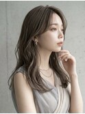 大人可愛い30代40代50代小顔ロングレイヤー
