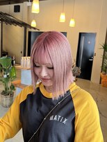 在り家 別邸(bettei) 《在り家 別邸》切りっぱなしボブ×ピンクカラー