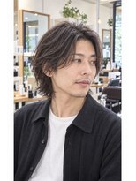 ネイヴスヘアー 香椎照葉店(Neivs Hair)&nbsp;長め韓国風メンズボブ ニュアンスパーマ