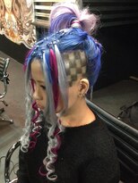 ゾーマ(ZOUMA) 市松模様 派手髪セット トリックスタイル!!