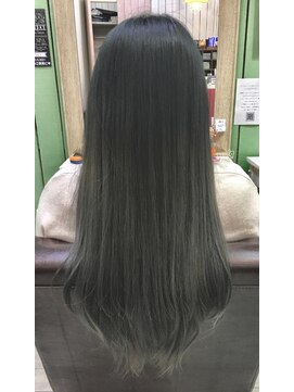 パワーオブヘアーセイカ(Power of Hair Seika) ロングヘアーのグラデーションカラーアッシュ♪