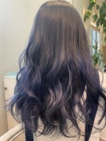 ラッシュグラス(Rush grass)&nbsp;デニムブルーのグラデーションカラー